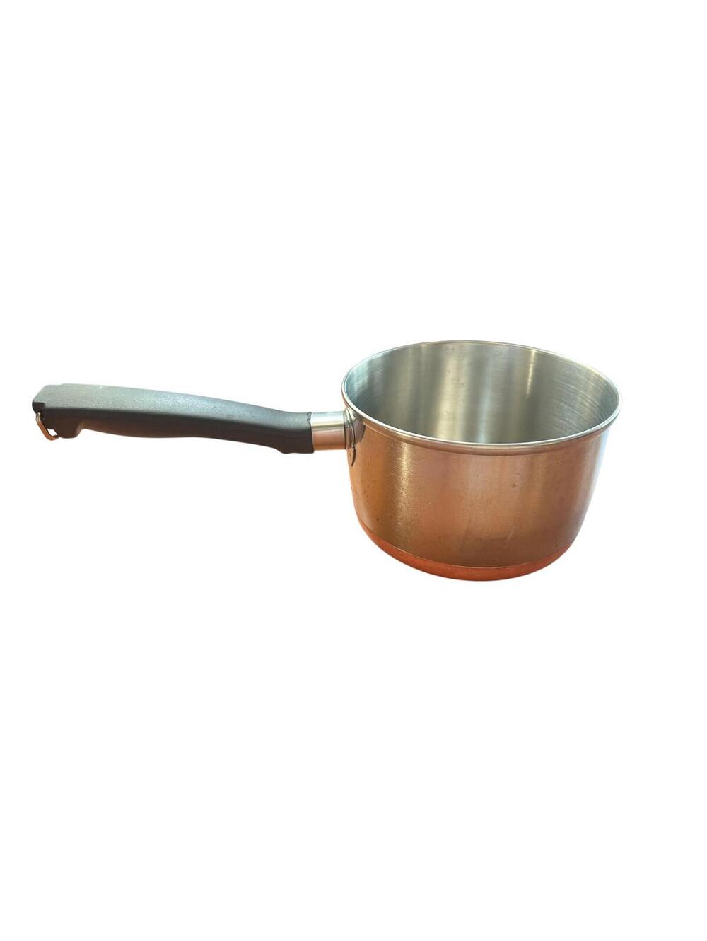 Vintage Maid of Honor Sears Roebuck Copper Bottom Stainless Steel Saucepan Pot